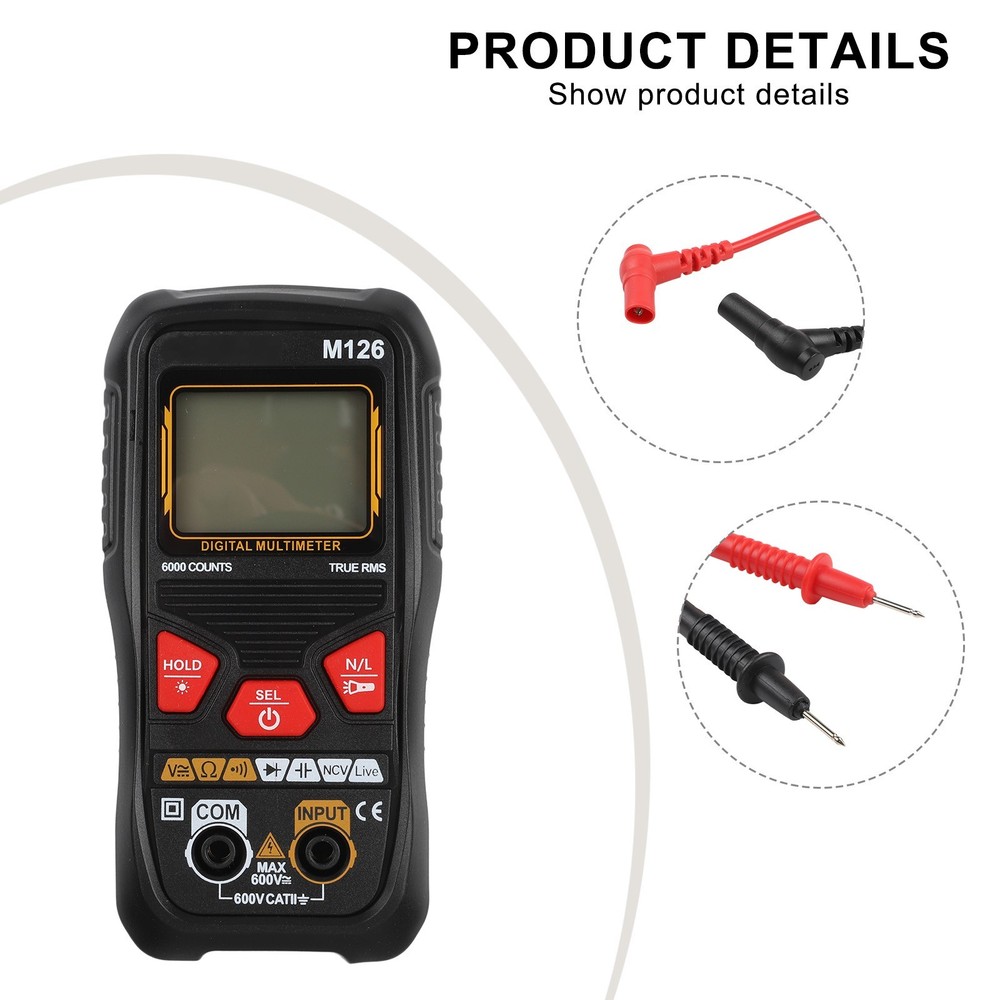 Automatic Range Digital Multimeter for Accurate Electrical Measurements