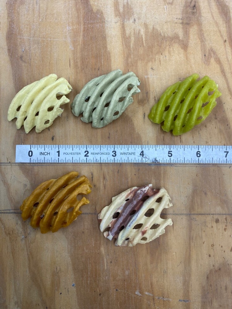 Plastic waffle fries