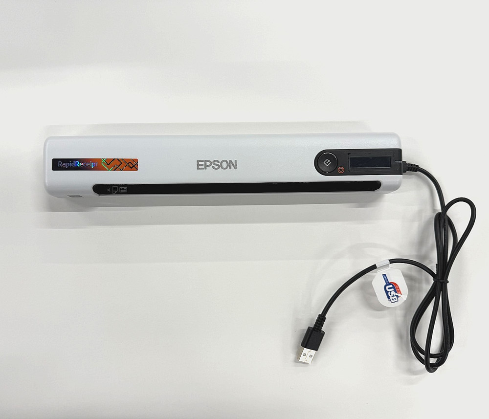 Epson RapidReceipt RR-70W Wireless Portable Document Scanner – Wi-Fi