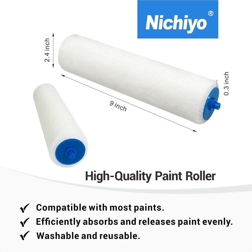 10 Inch Ceiling Paint Roller with Shield Roller and Shield with Adjustable He...