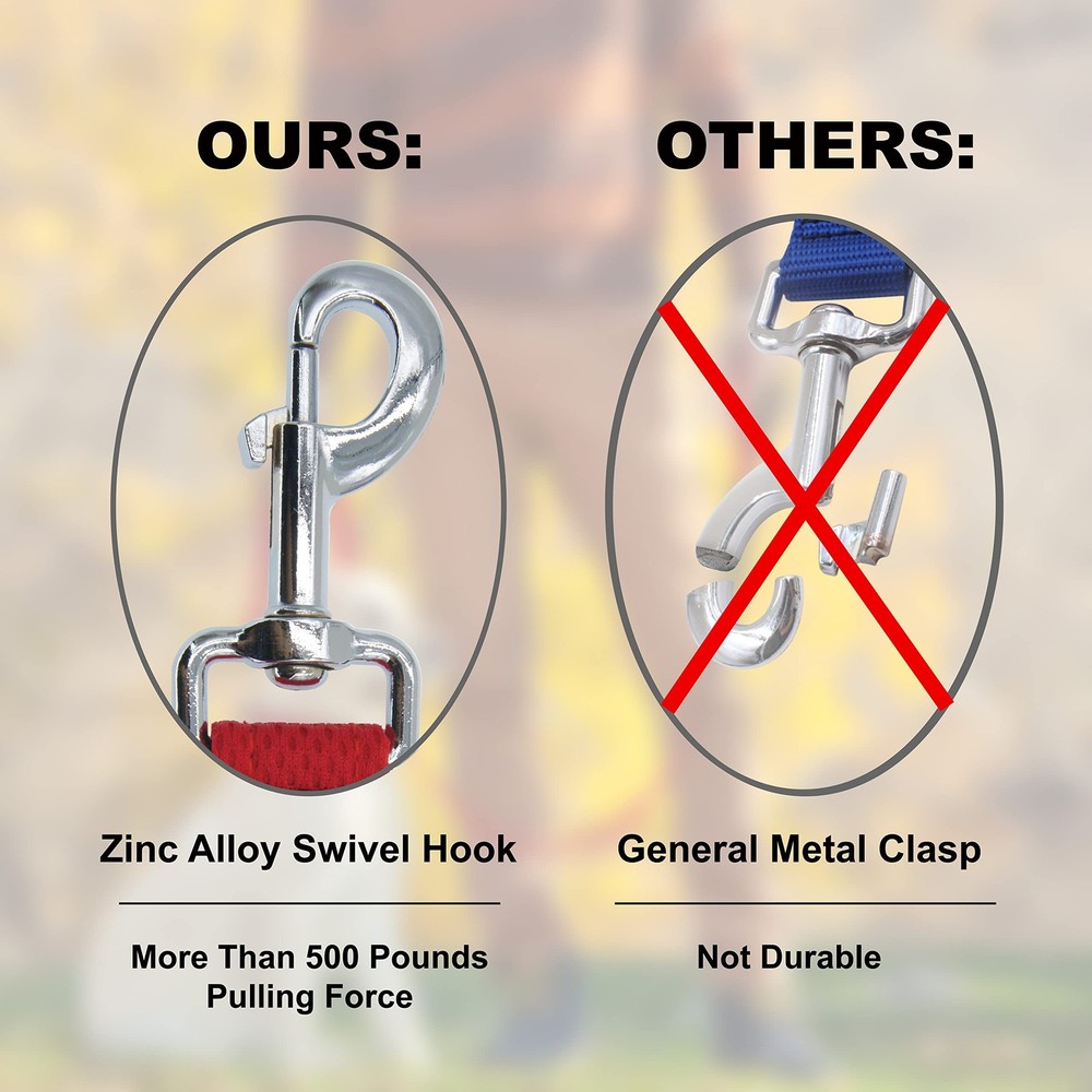 Double Handle Walking/Traffic Air Mesh Leash