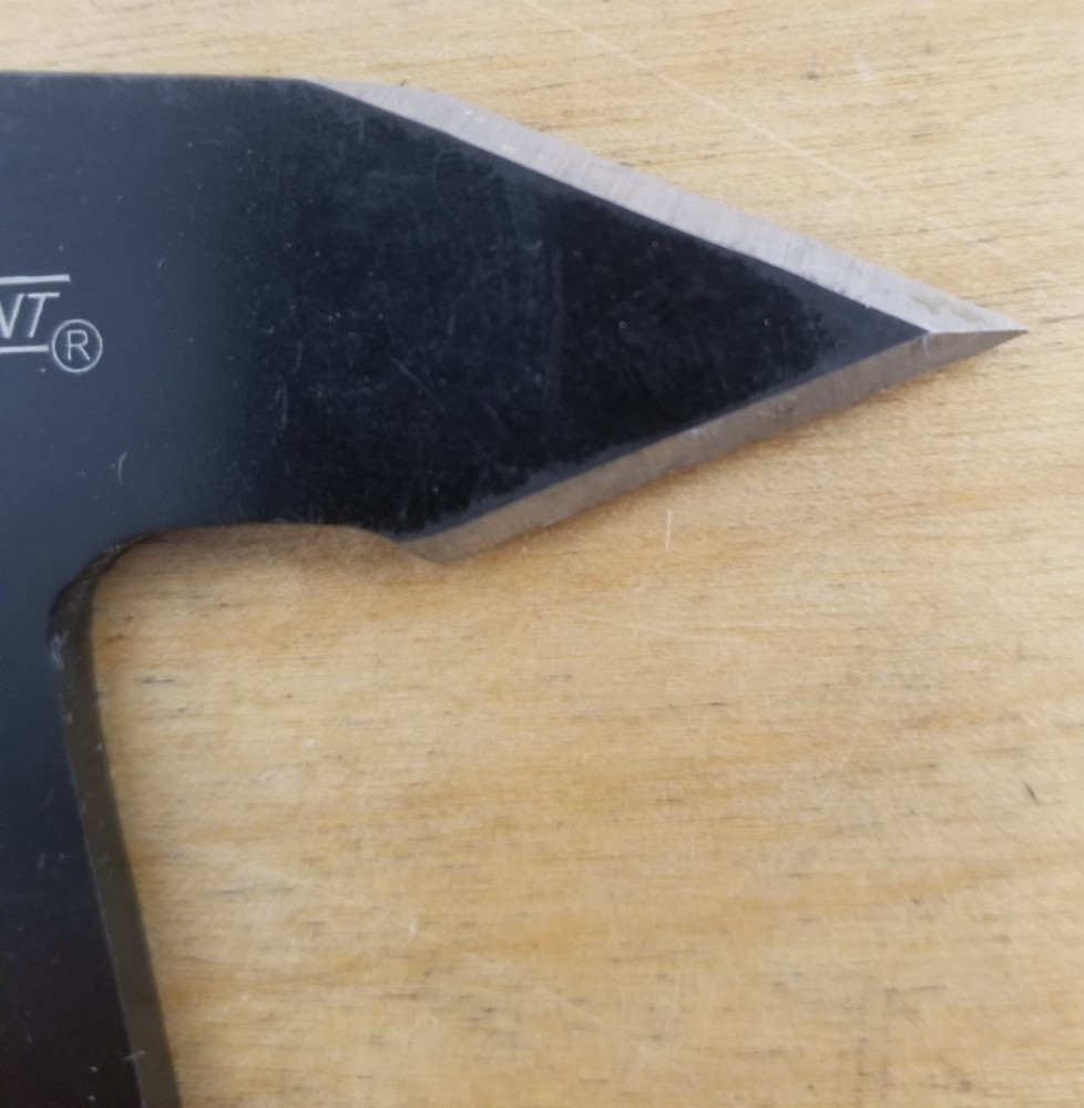 Perfect Point 9.5" Black Stainless Throwing Axe with Sheath