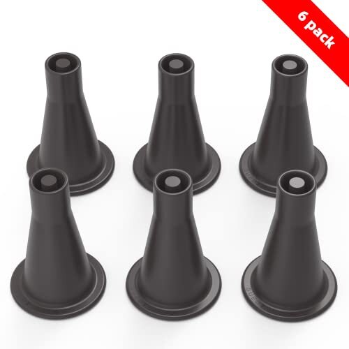 6 Pack Plastic Bed Frame Feet That Replace Wheels on Bed Frame for Stationary