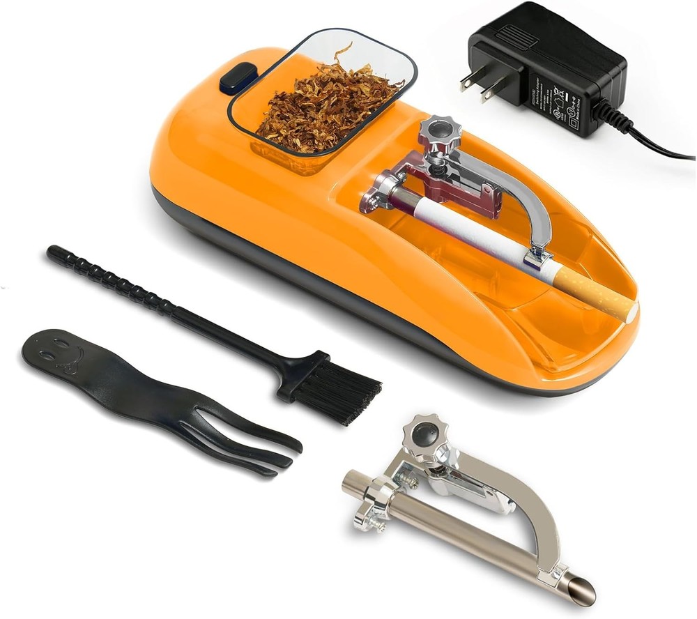 Cigarette Machine Automatic Electric Rolling Roller Tobacco Injector Maker NEW