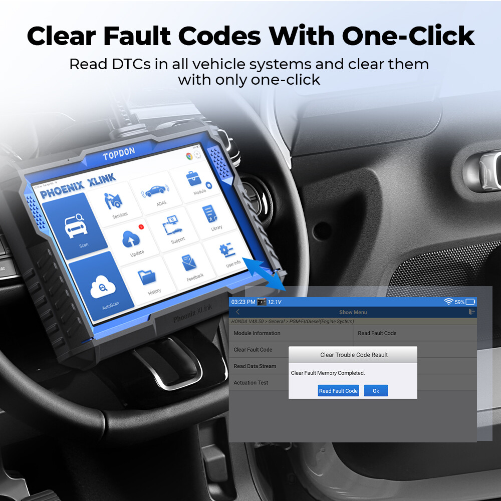 TOPDON Phoenix Xlink Cloud-Based Programming & Coding Tool Diagnostic Scanner
