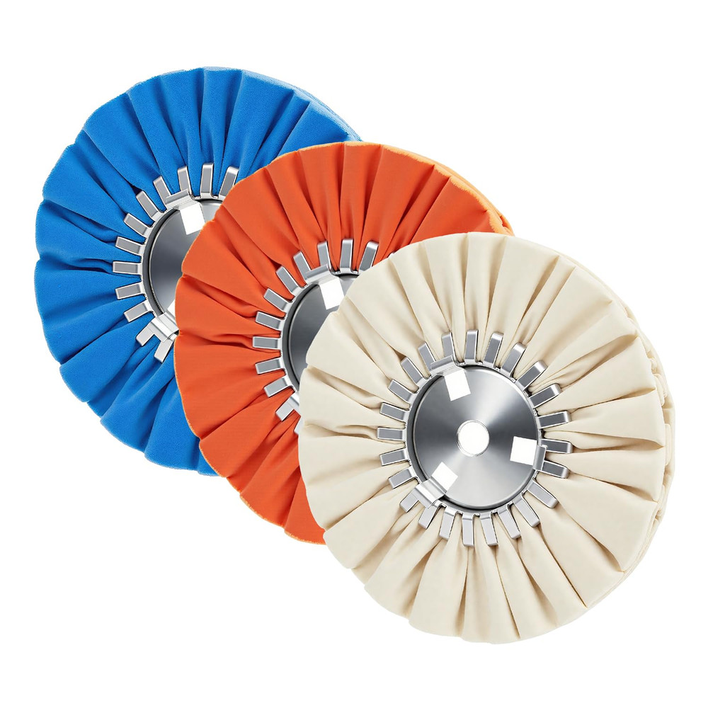 Buffing Wheel Kit 8" Polishing 3 Pack
