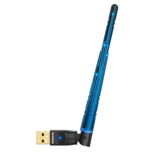 Long Range Bluetooth 5.4 USB Adapter for PC, High Gain 5dBi Wireless Dongle for