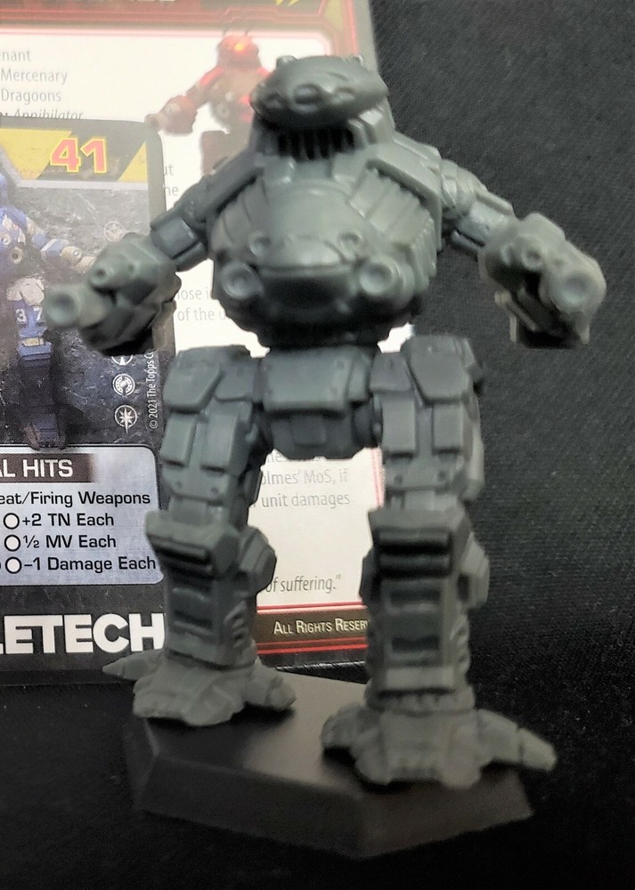 Battletech Annihilator Mech Wolf's Dragoons + Cards Assault Star Catalyst Inner