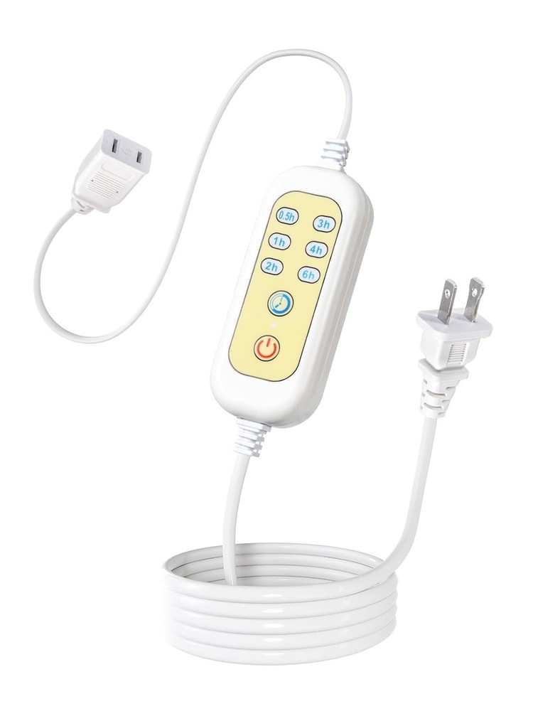 Extension Cord with Timer - x1 Only auto-Off Not self-Startup 6 Options Timer Ou