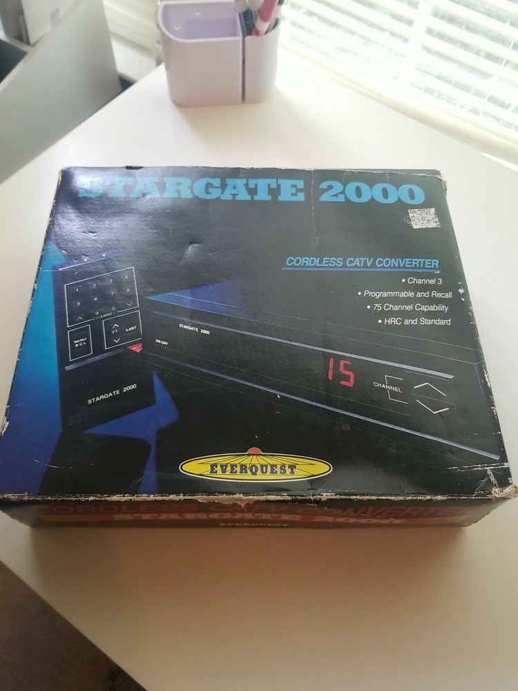 STARGATE 2000 CORDLESS CATV CONVERTER BOX