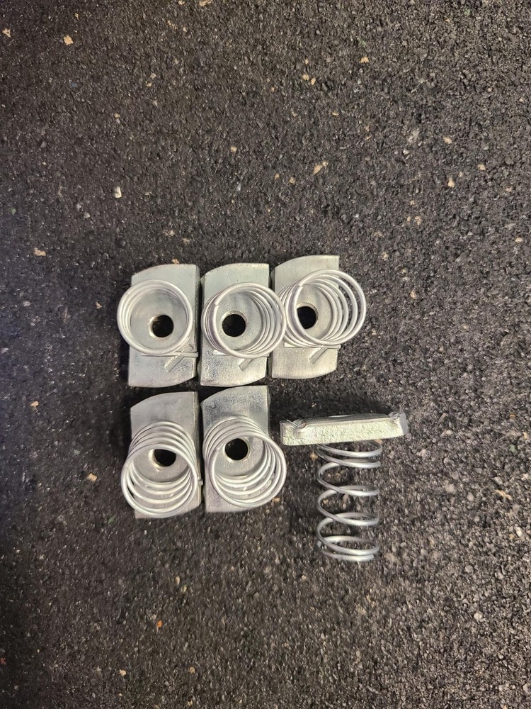 3/8in Channel/Strut Spring Nuts, 6 pack