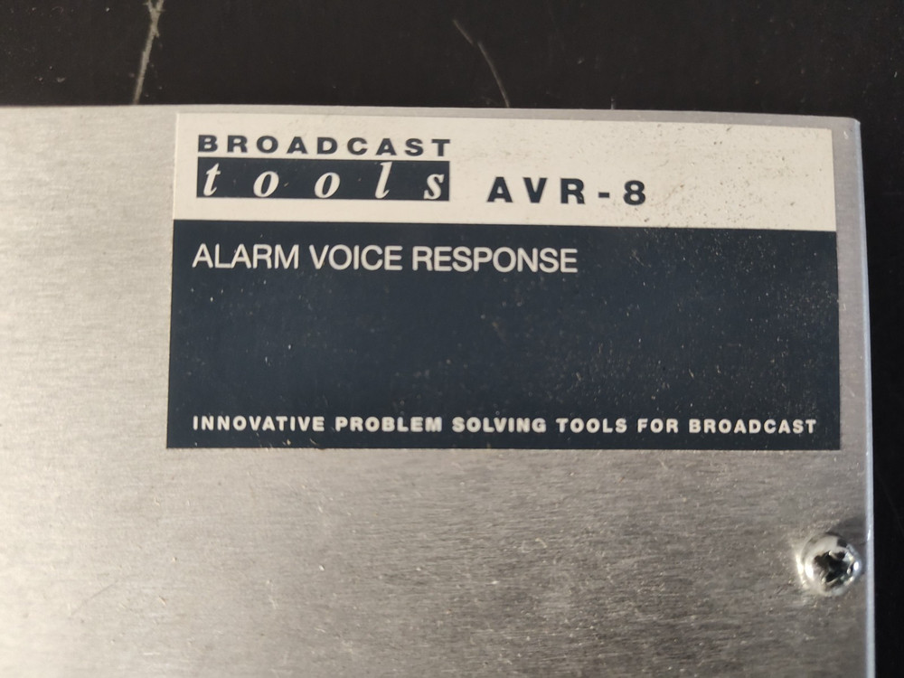 BROADCAST TOOLS AVR-8 DEALER BSW