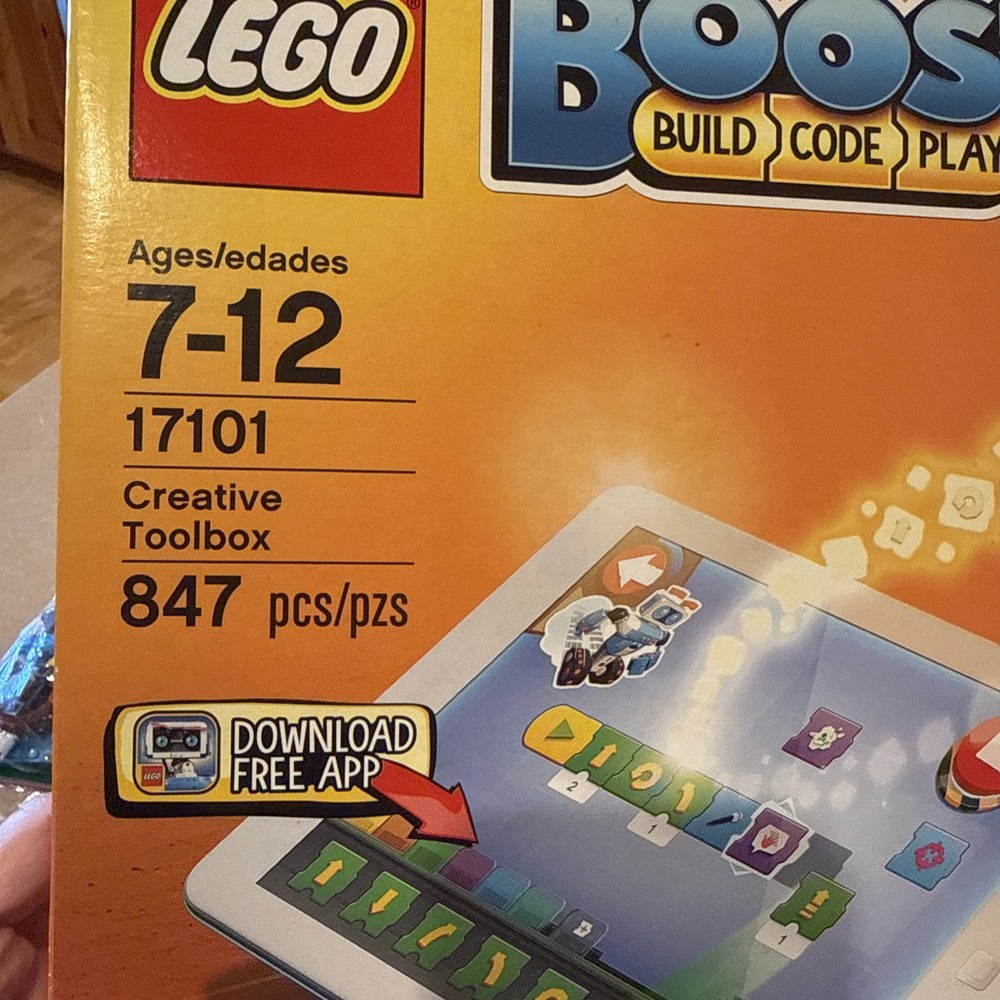 LEGO Boost Creative Toolbox (17101) Coding STEM Learning Toy Complete Sealed Bag