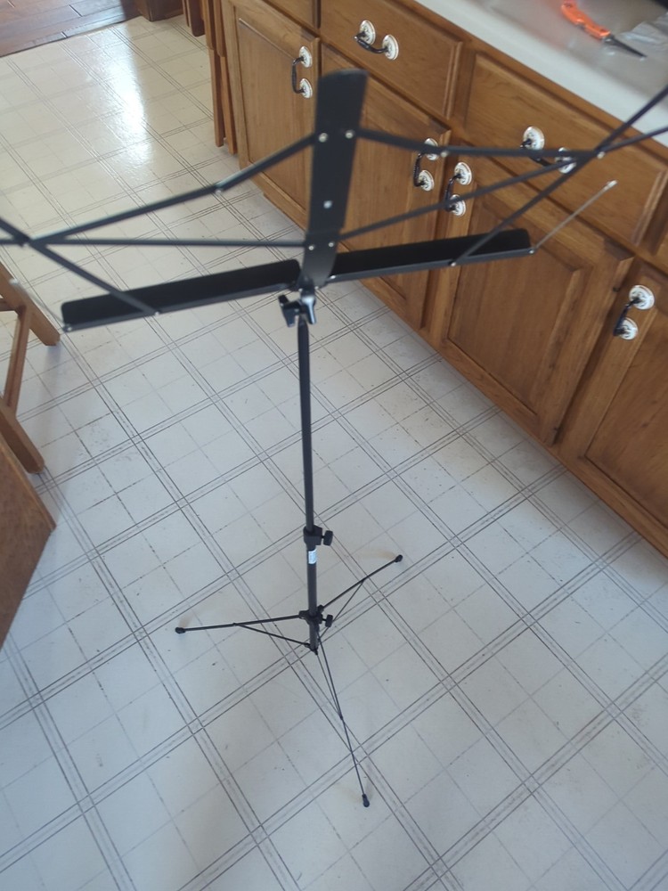 On-Stage SM7122B Compact Sheet Music Stand (Black)