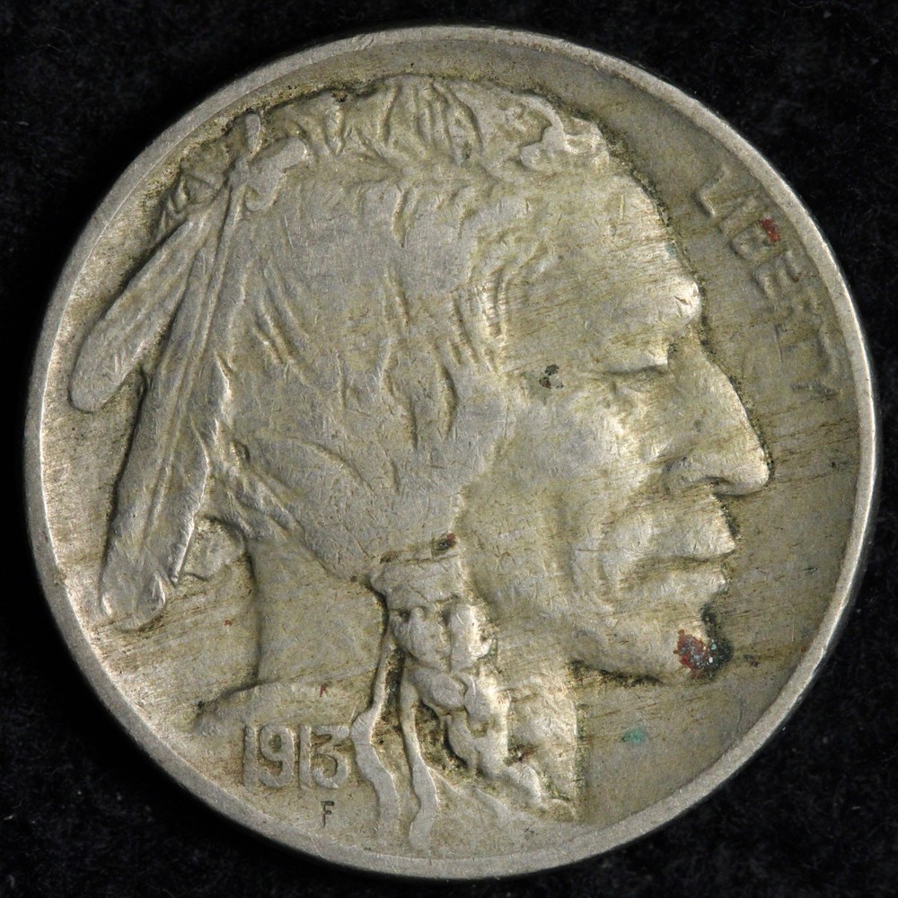1913 TYPE 2 Buffalo Nickel XF E161 JGCL