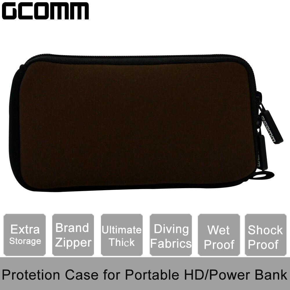 GCOMM Multi-Function Extra Thick Soft Light Carrying Case for Ext Hard Drive