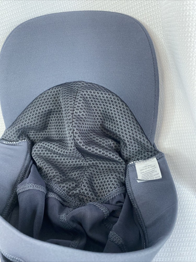 Performance Running Hat, Wicking, Gray, One Size Runners Hat