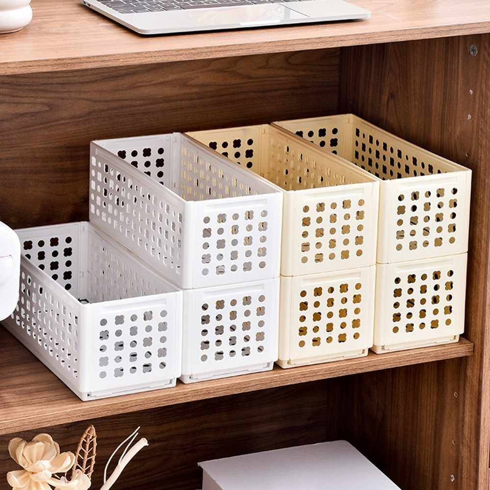 Clutter-free Folding Storage Basket Creative Aesthetics Easy Maintenance