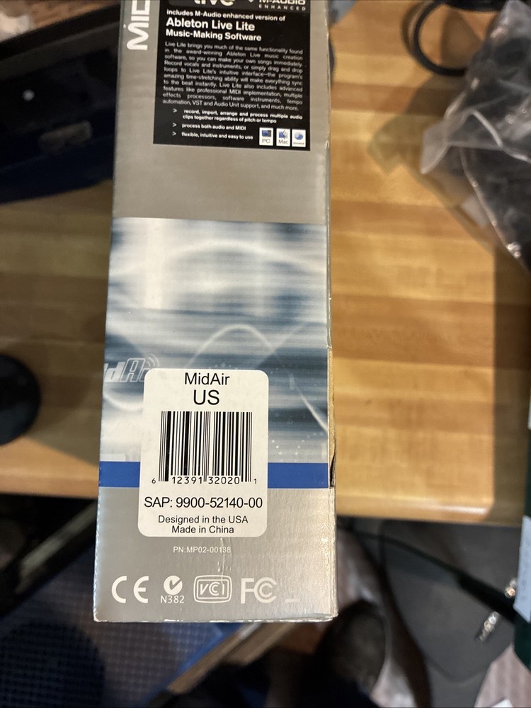 MIDAIR WIRELESS MIDI Transmitter And Receiver