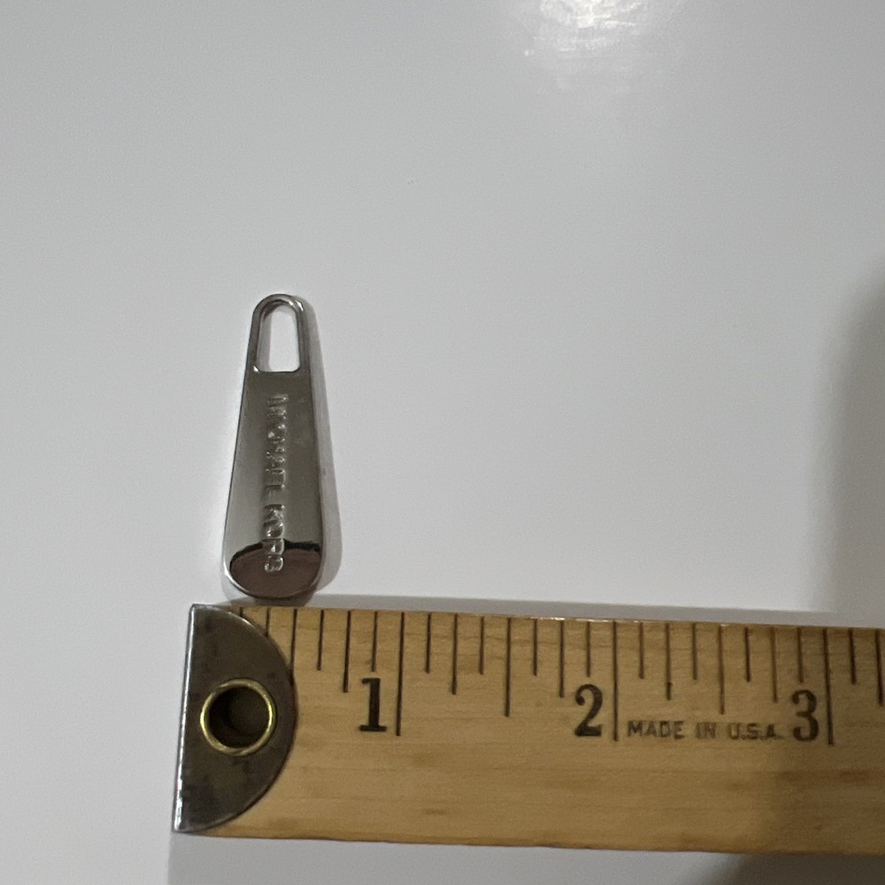 MICHAEL KORS Replacement Silver Tone Zipper Pull Hardware