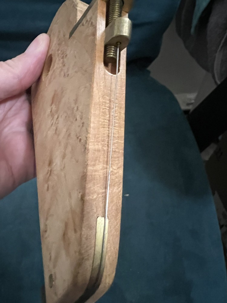 MCM Teak Wire Cheese Slicer