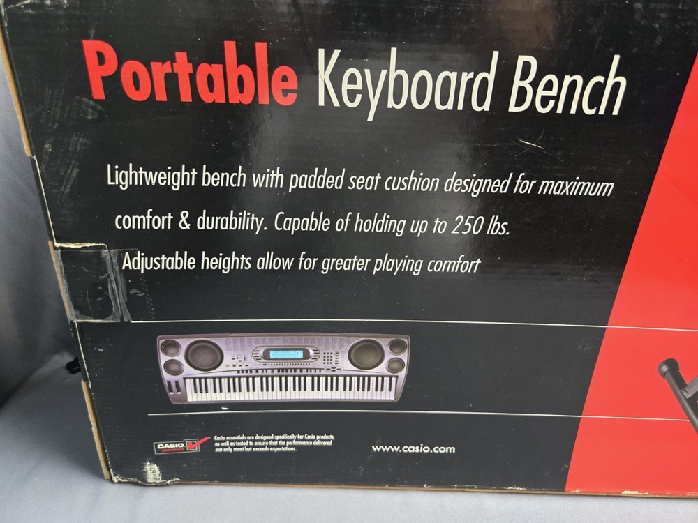 Keyboard Bench X-Style Piano Bench Casio ARBENCH