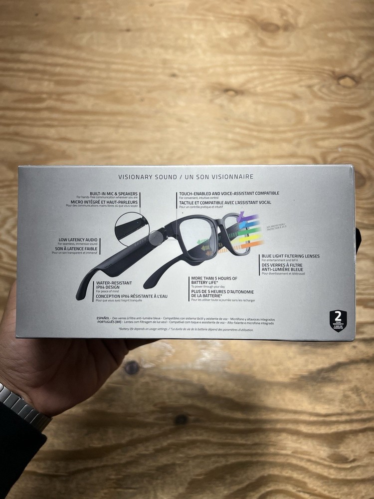 Razer Anzu Rectangle Small/Medium Bluetooth Smart Glasses