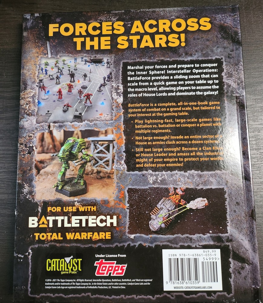 Battletech Interstellar Operations Battleforce (*See Per Order Flat Rate Shippin