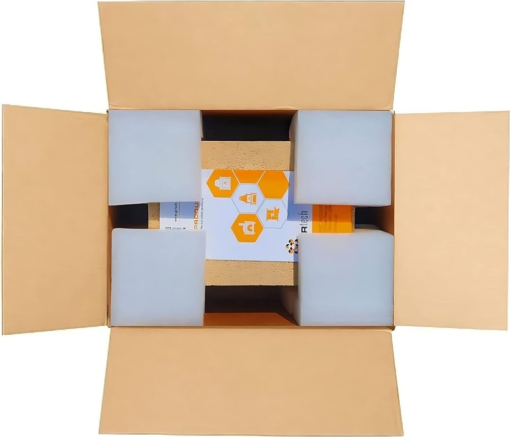 High Performance Fire Bricks - 5-Pack 9"x4.5" for Efficient Heat Distribution