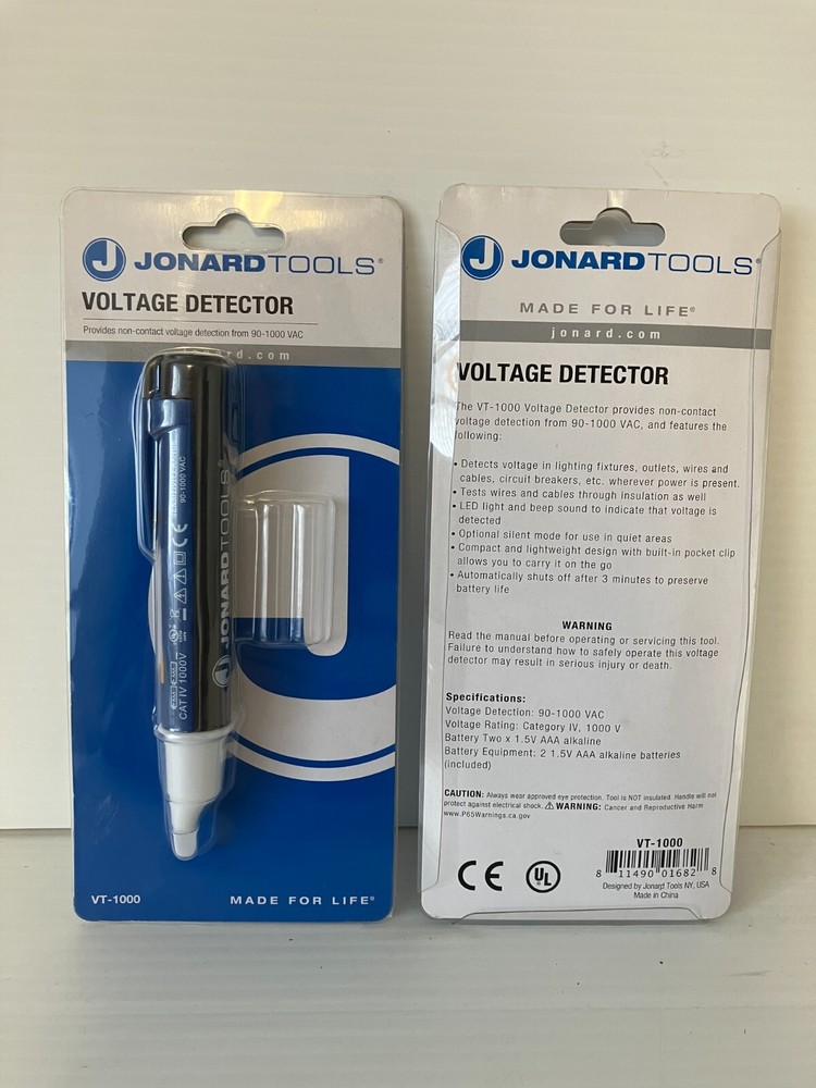 JONARD TOOLS VOLTAGE DETECTOR - VT-1000