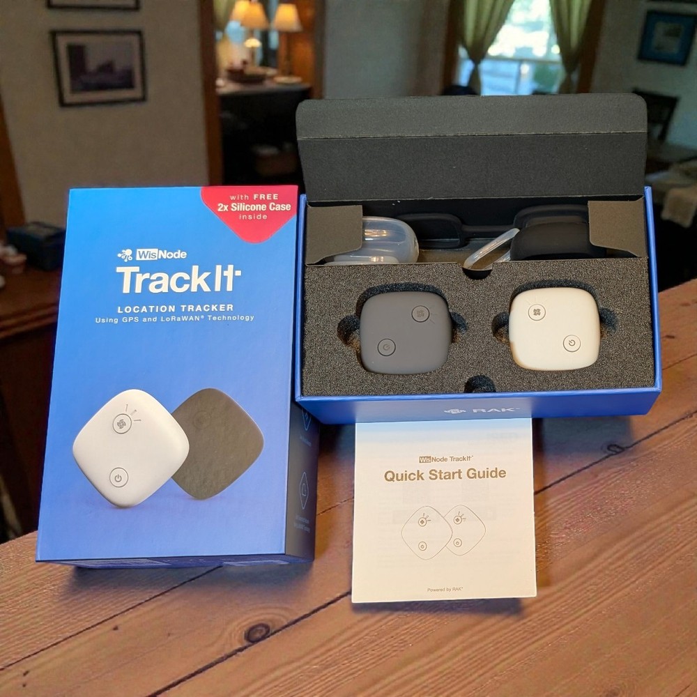 RAK WisNode RAK2171 LoRaWAN GPS Tracker set of 2 with cases