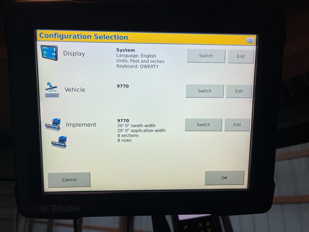 Trimble AgGPS Integrated Display