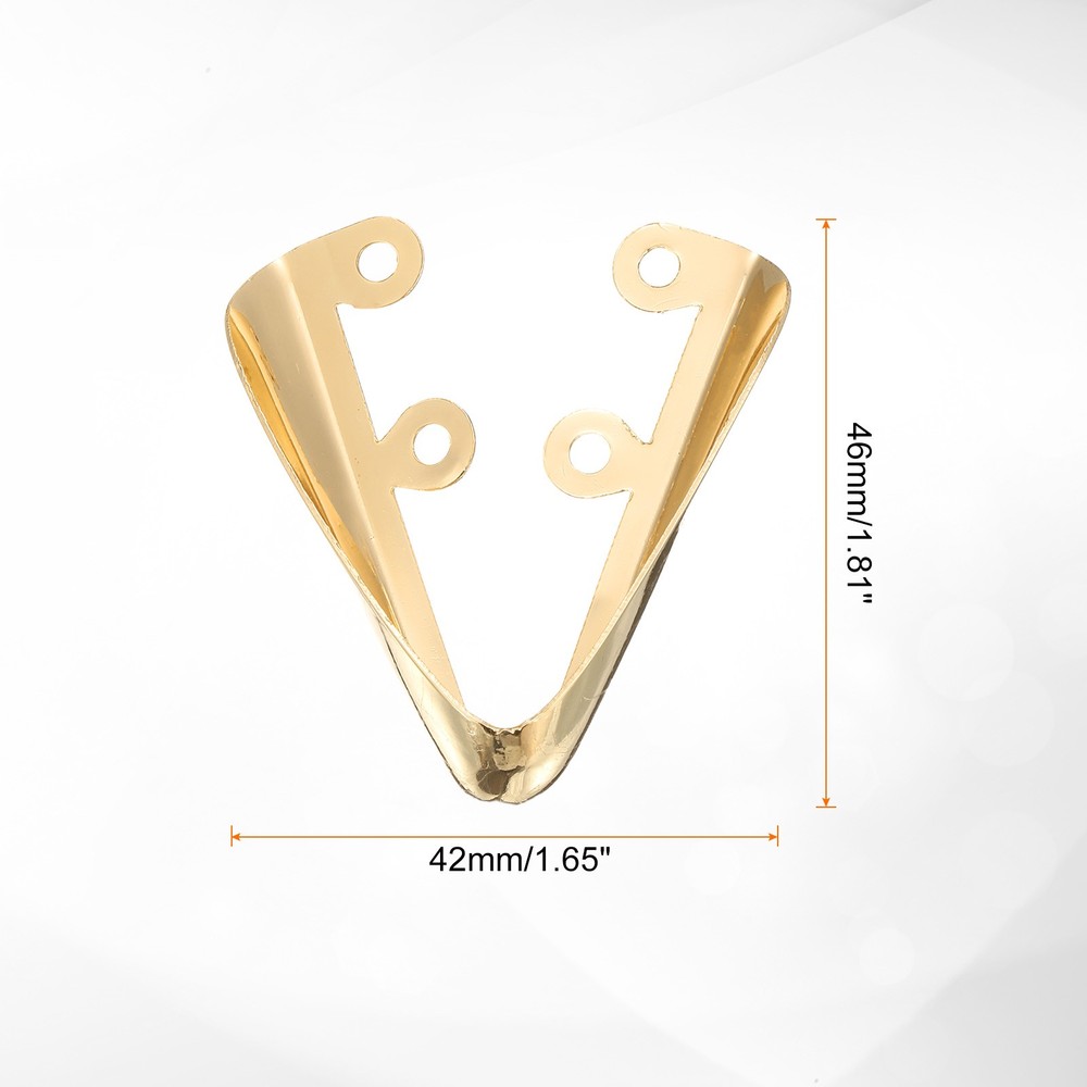 3 Pair Metal Shoes Pointed Protector Solid Toe Tip Cap Cover for High Heel