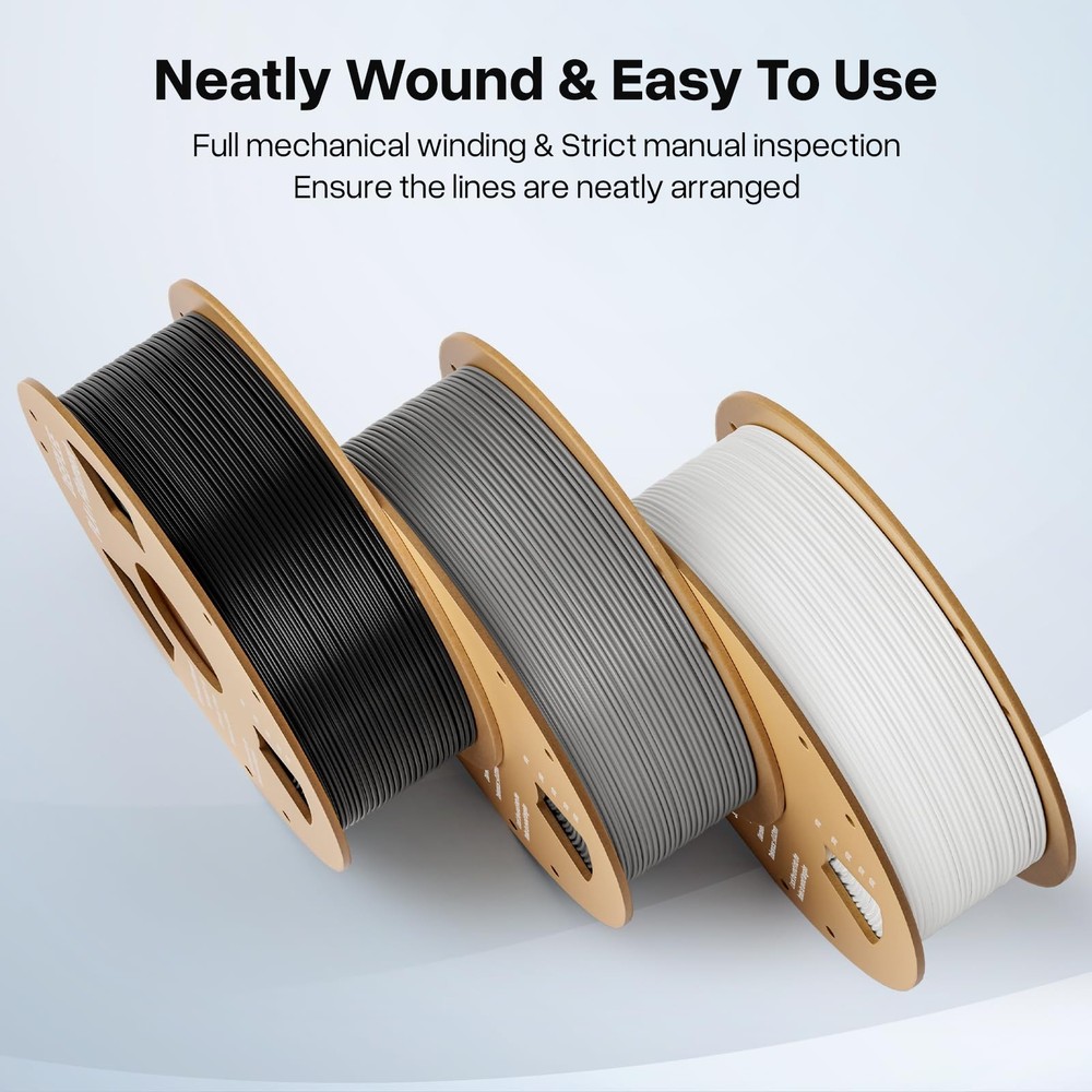 PLA+ 1.75mm 3D Printer Filament, PLA Plus with Dimensional Accuracy +/ 0.02mm...