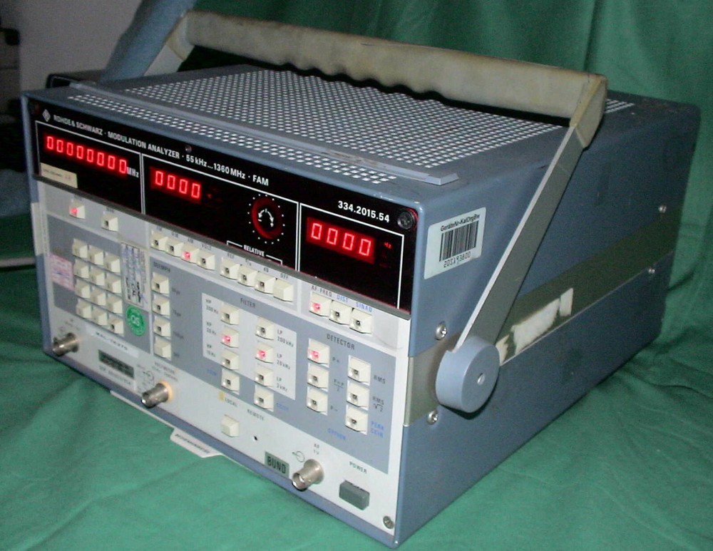 R&S Modulation Analyzer 55kHz-1360Mhz FAM Interference Modulation Frequency Distortion Ps