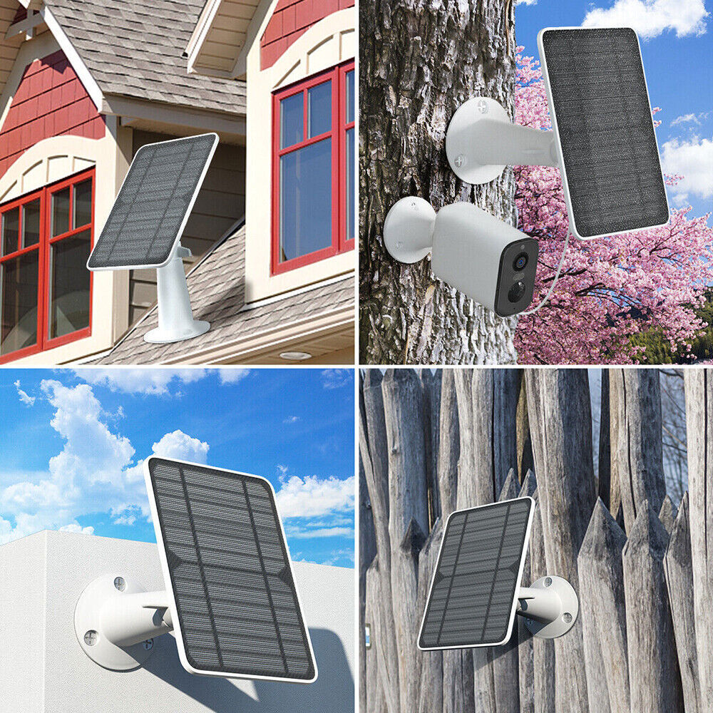 4W Solar Panel Mount Bracket Power Cable Kit for Eufy Eufycam Cam E/2C/E/2 Pro