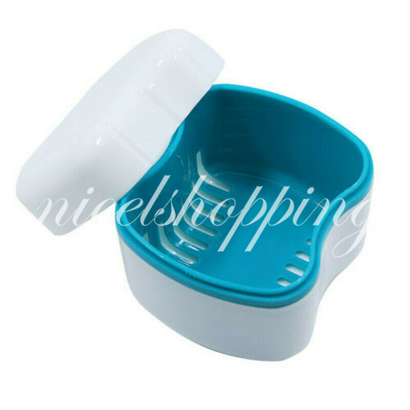 1 Pc Dental Bath Denture Teeth Box Storage Case Rinsing Basket Container
