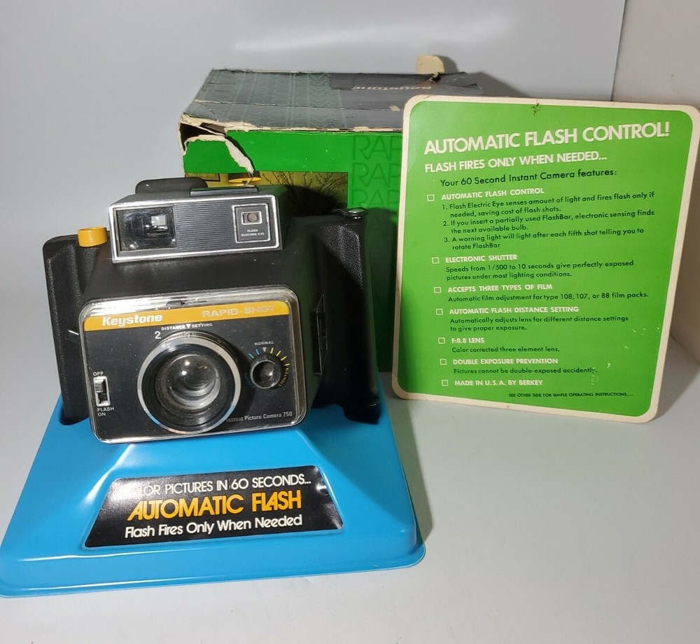 Vintage Keystone Rapid-Shot 750 with Original Box UNTESTED