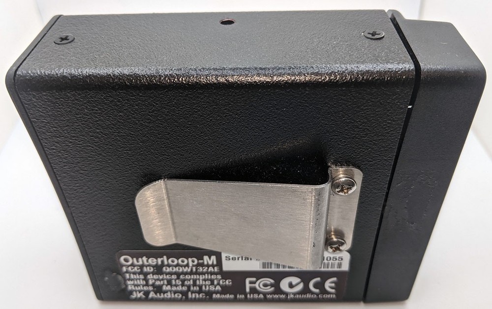 JK Audio Outerloop XLR M Intercom Belt Pack, READ!