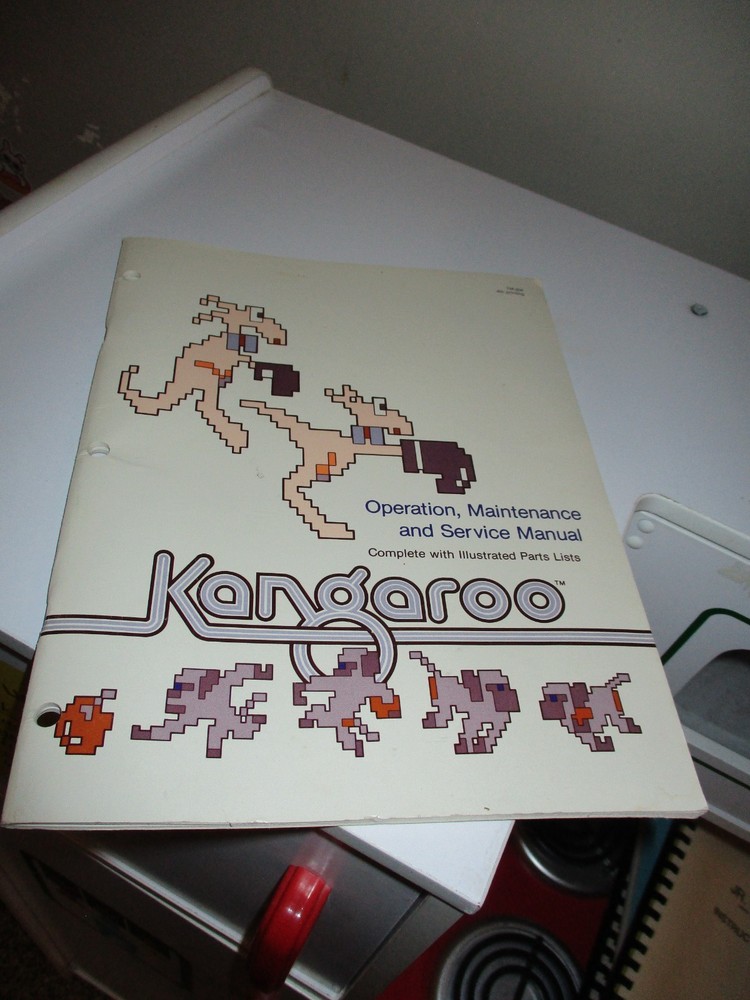 Atari Kangaroo arcade manual