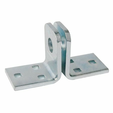 Abus 115/100 Hasp,Fixed,Zinc Plated,Pk2