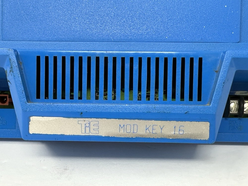 TiE Mod Key 16 Blue Wall Mount Control Panel Phone System MOD-KEY-16 60006