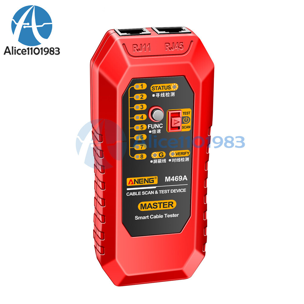 ANENG M469A Multifunctional RJ45 RJ11 Network Cables Tracker Networking Analyzer