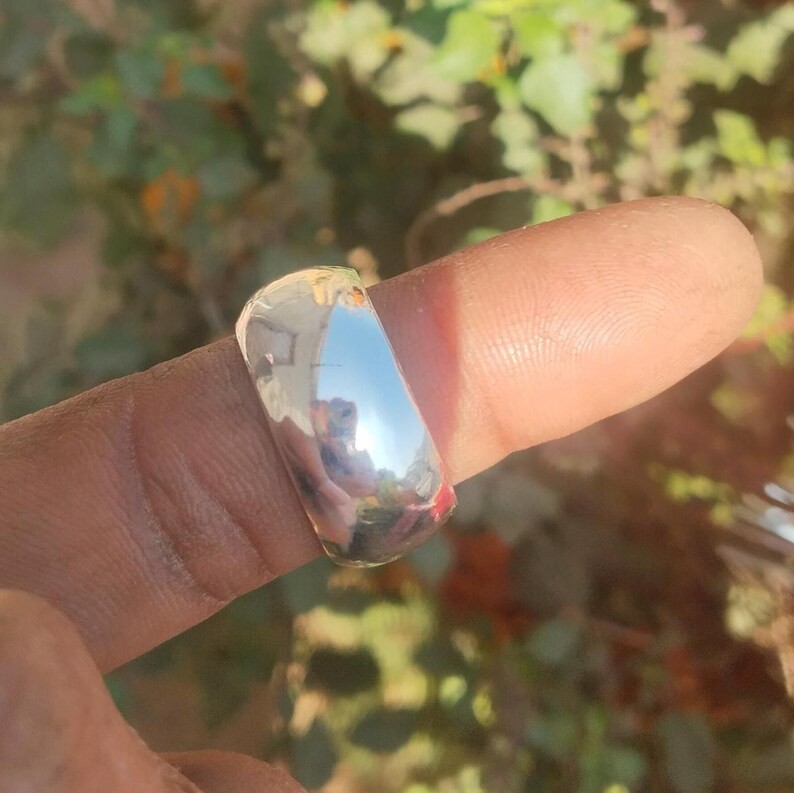 Solid 925 Sterling Silver Thumb Band Ring Handmade Statement All Size Ring R45