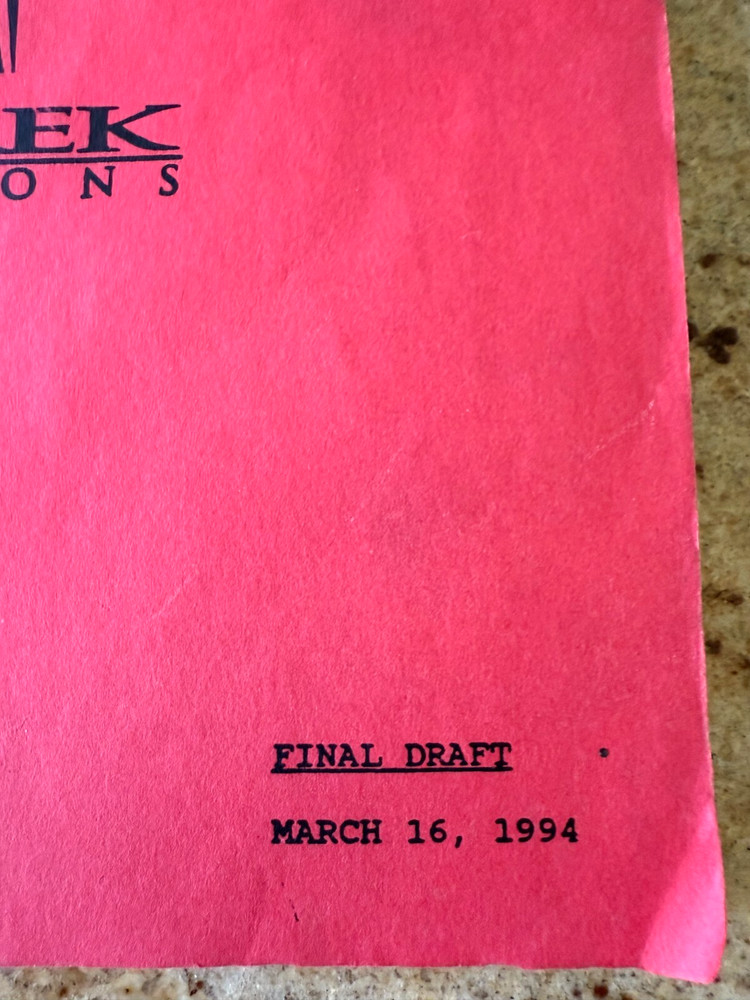 Star Trek Generations Movie Script Final Draft March 16.1994