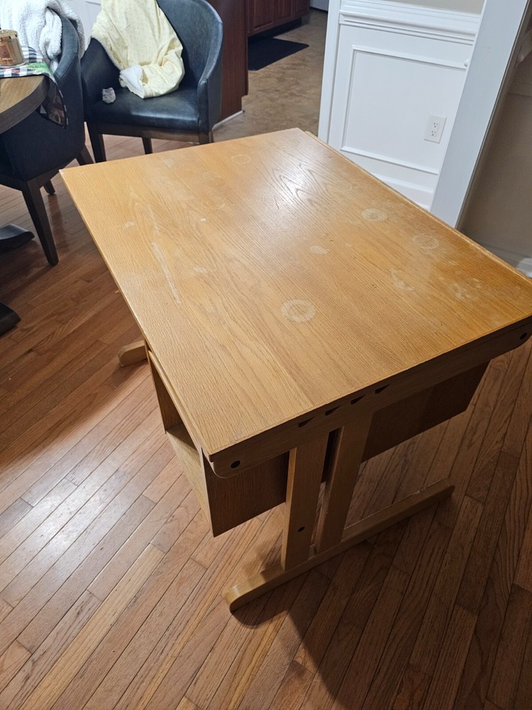 H. Sigh & Søns Mid Century Teak Adjustable Drafting Desk