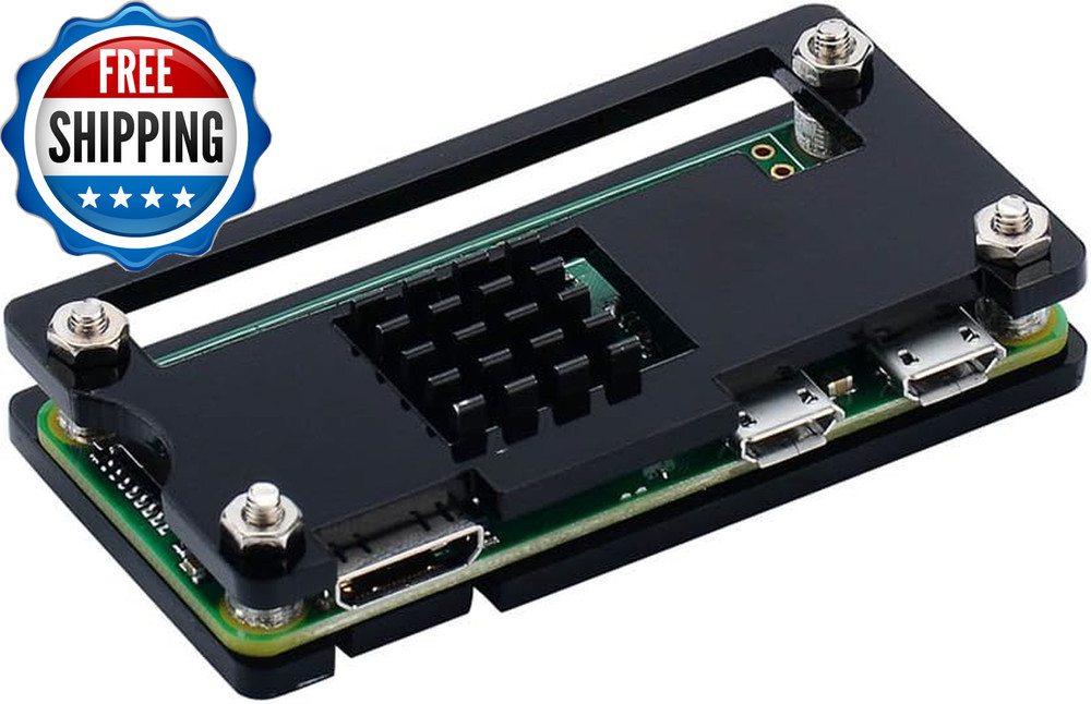 Raspberry Pi Zero 2 Case Raspberry Pi Zero Case Kit with Pi Zero Heatsink...