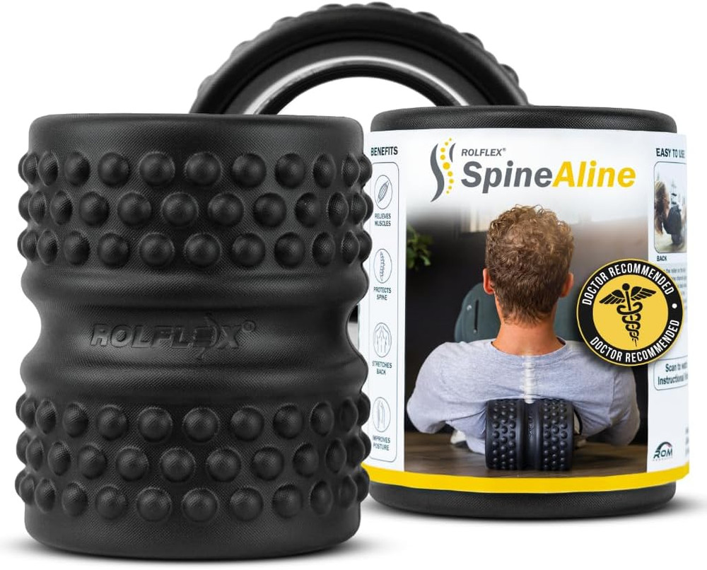 Spinealine Back Roller – Muscle Rollers Deep Tissue Spine Alignment Tool – Ergon