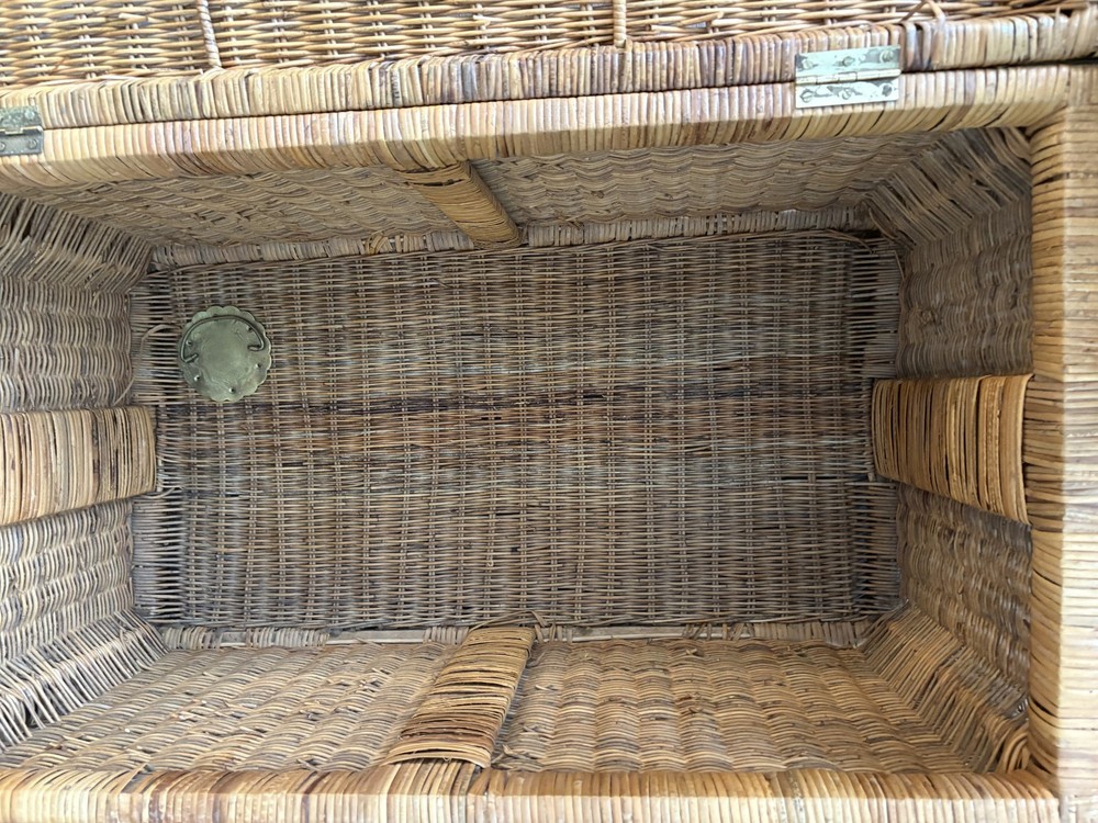 Vintage Bamboo Chest