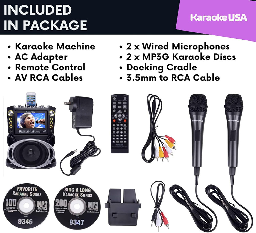 GF844 Bluetooth Karaoke Machine